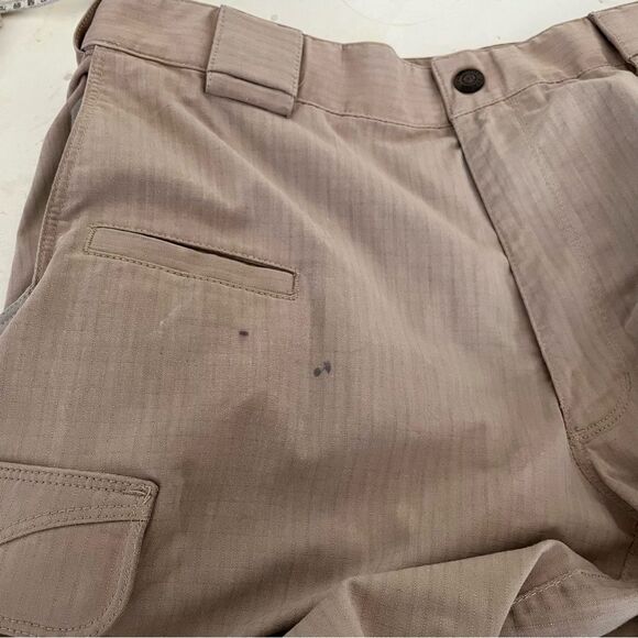 5.11 TACTICAL SERIES Pants Beige Ripstop Cargo Pockets Mens Size 36 x 36 - Picture 7 of 11